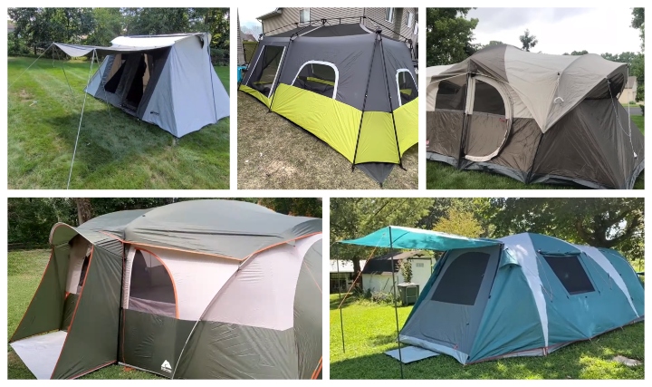 large camping tents with rooms