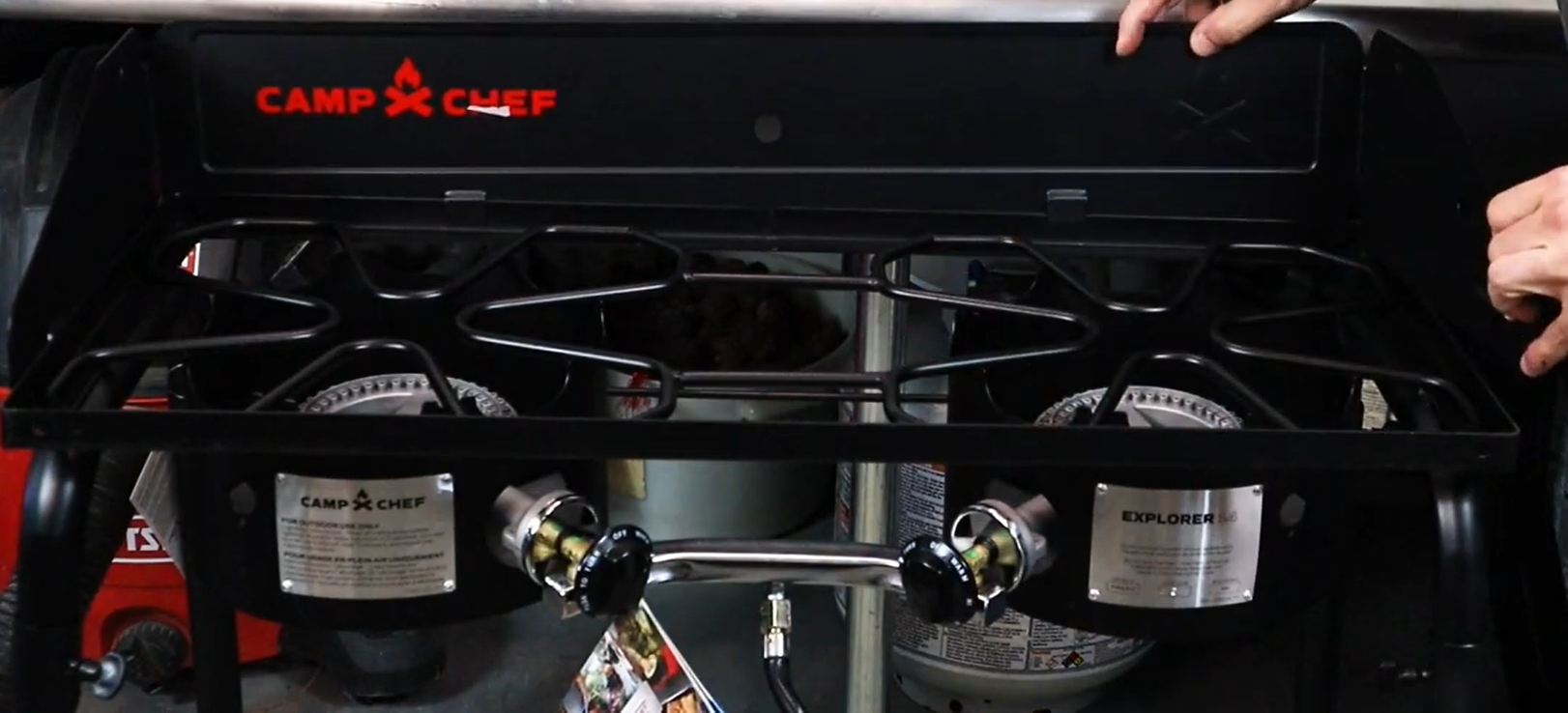 Camp Chef Explorer Double Burner Stove | best camping stove |