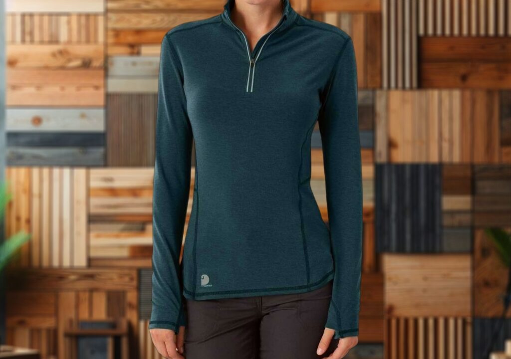 Best Women's Camping Shirt | Carhartt Women’s Force Ferndale Quarter-Zip Shirt