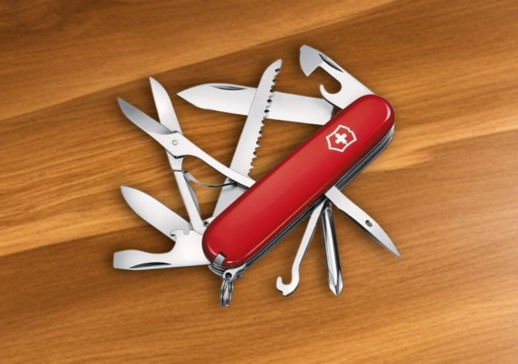 camping cooking knife|Victorinox Swiss Army Fieldmaster Pocket Knife